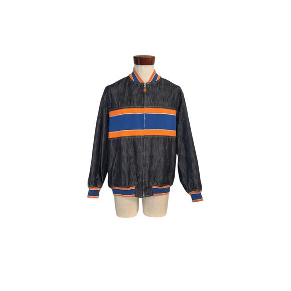 Vintage Mackdaddy MDY Jean Bomber Jacket Y2K 2003 Rare Japanese Collector Mens M - Picture 1 of 12